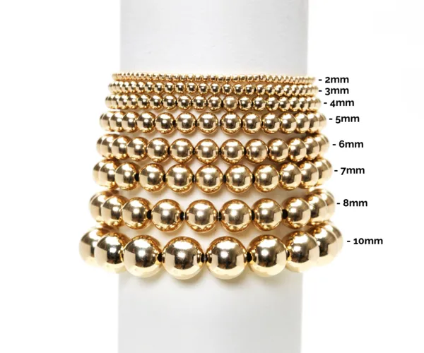 6mm Yellow Gold Bracelet