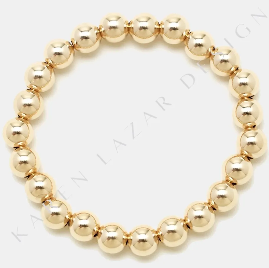 6mm Yellow Gold Bracelet