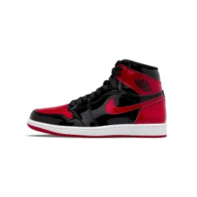 Air Jordan Mens 1 Retro High OG Patent Bred Shoes