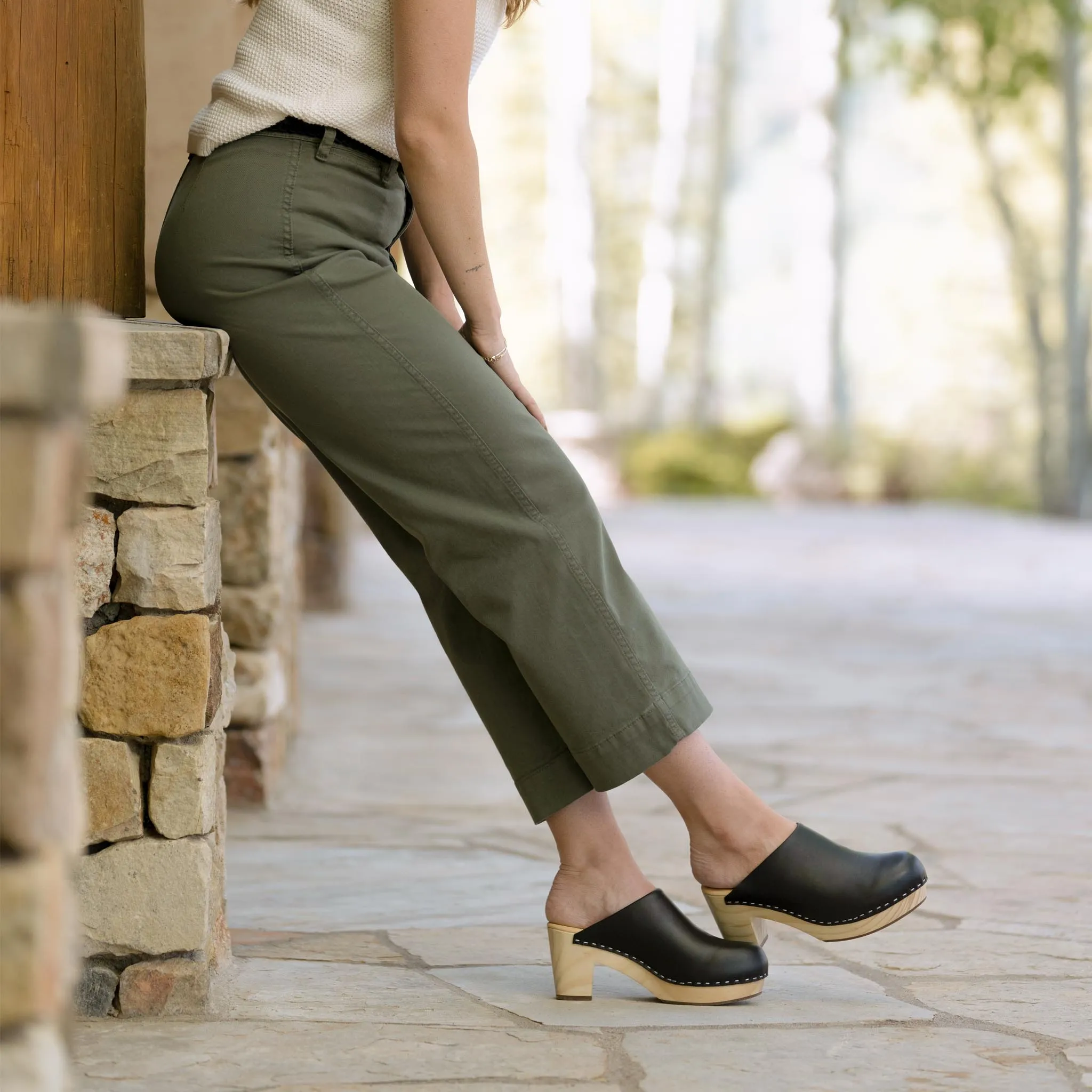 All-Day Heeled Clog Black