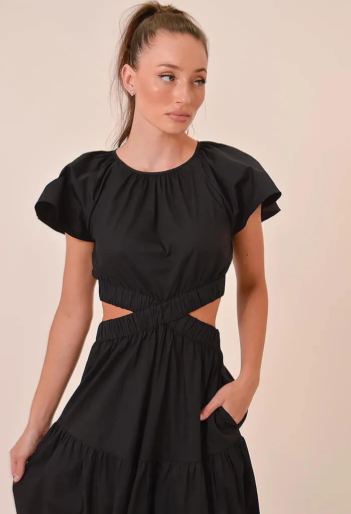 Stunning Allegra Cutout Midi Dress for a Sophisticated Look