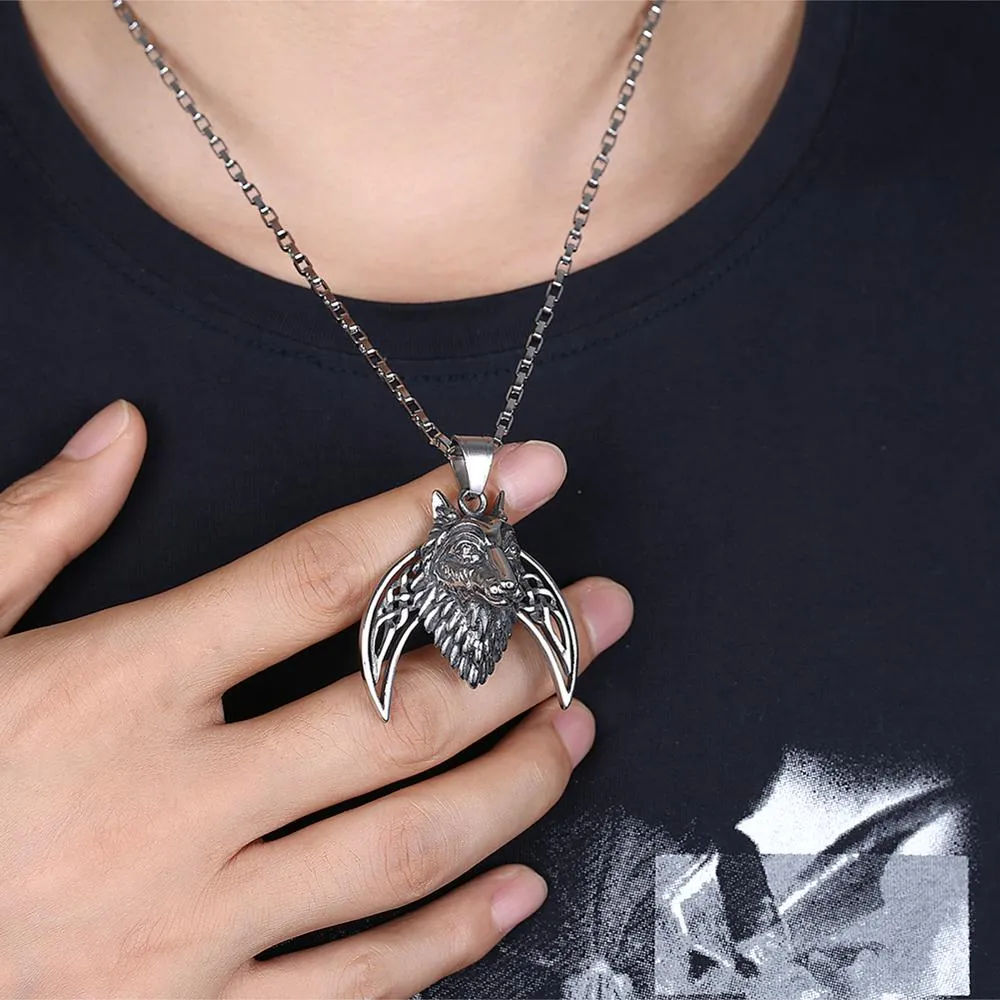 Animal Design Stainless Steel Classic Fashion Pendant Necklace