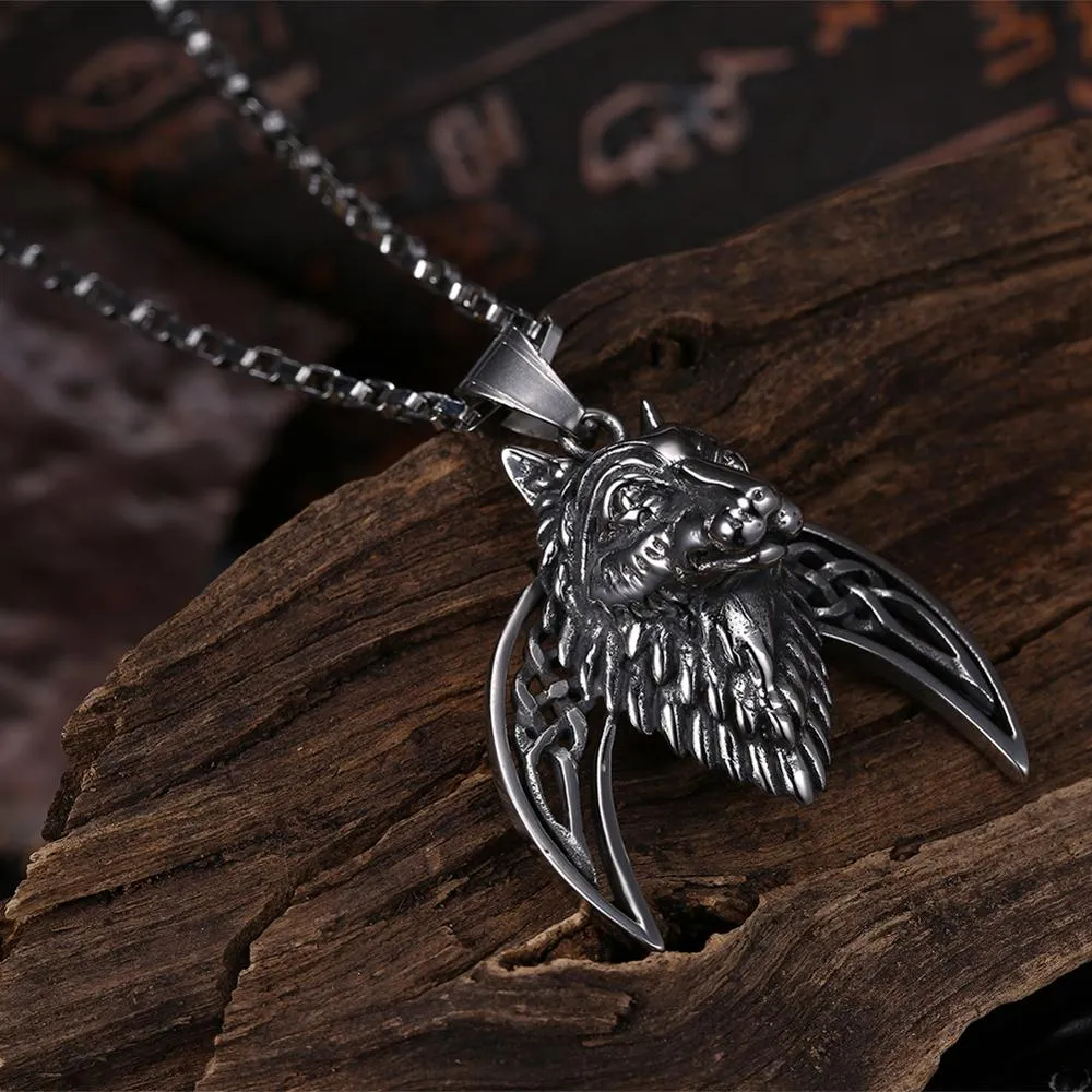 Animal Design Stainless Steel Classic Fashion Pendant Necklace