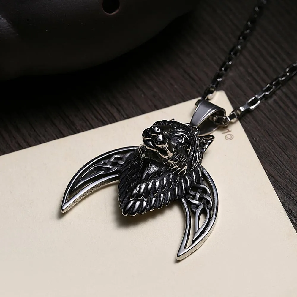 Animal Design Stainless Steel Classic Fashion Pendant Necklace