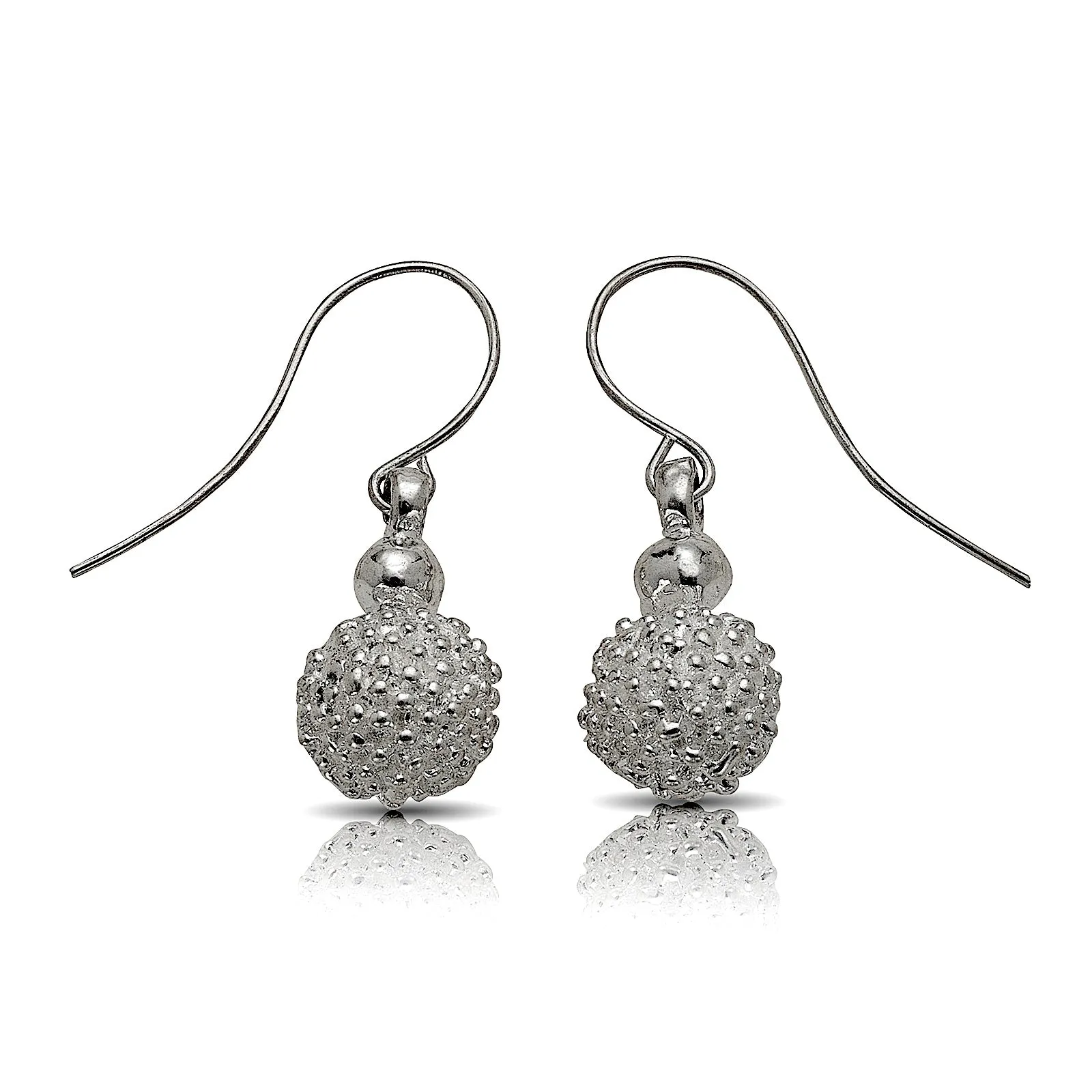 Better Jewelry Disco Ball Earrings .925 Sterling Silver