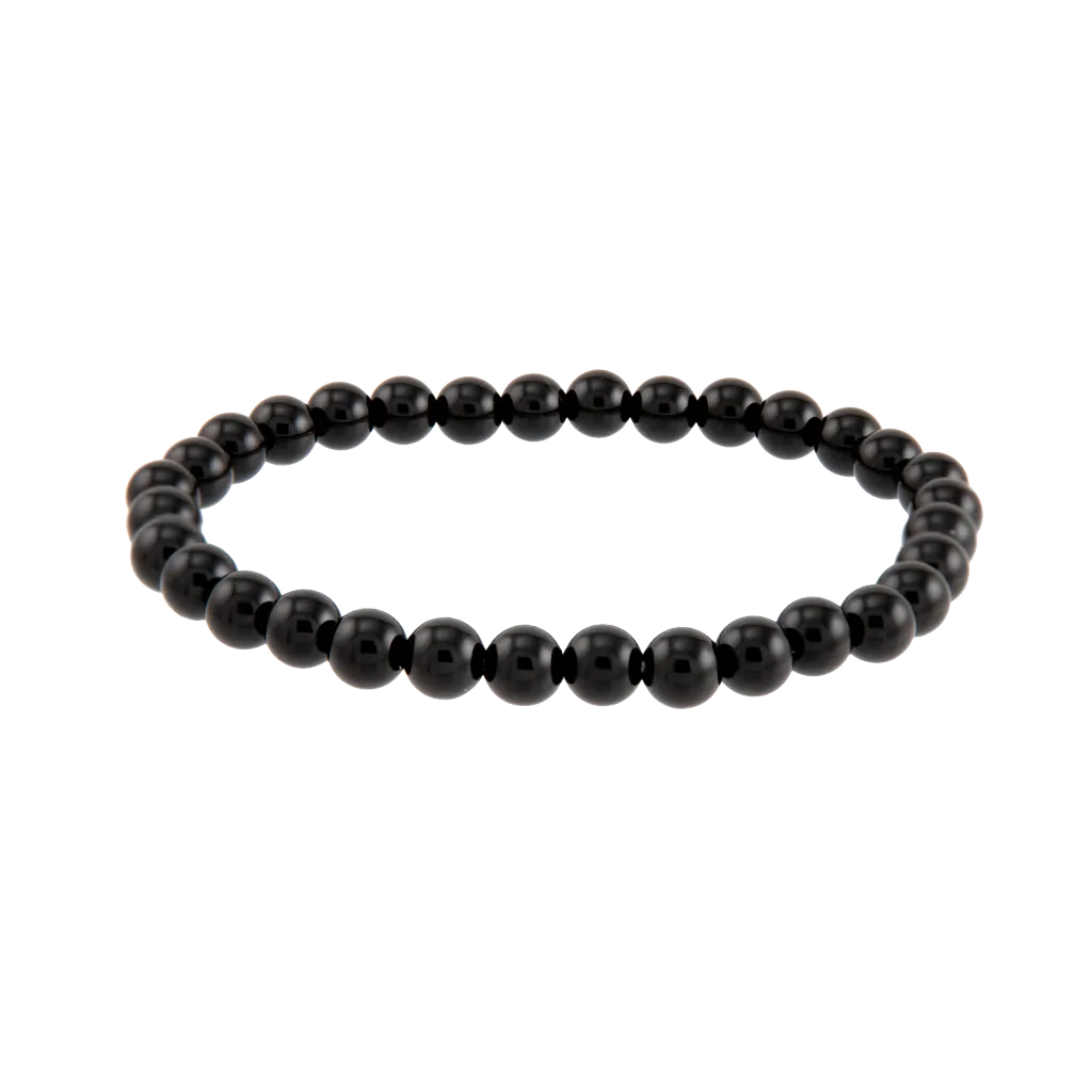 Black Agate Gemstone Bracelet