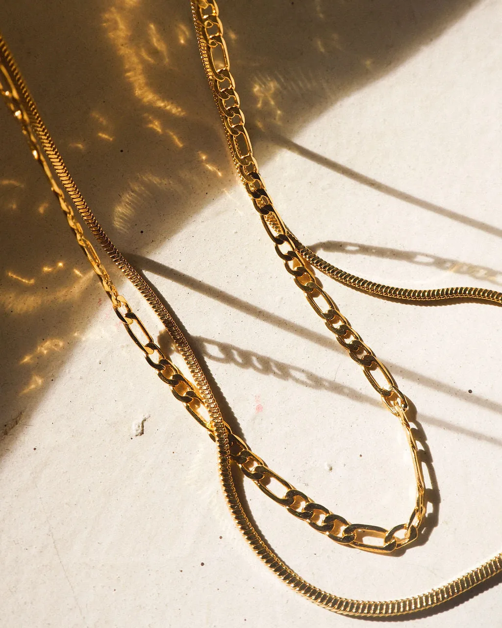 Cecilia Chain Necklace- Gold