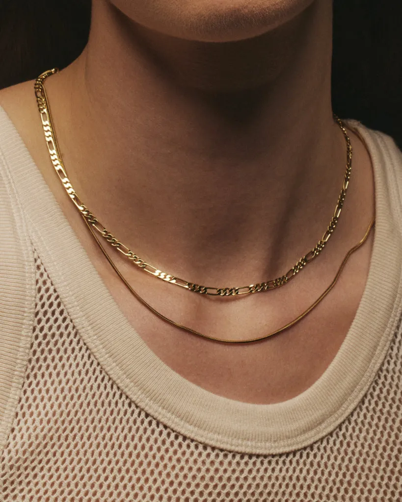 Cecilia Chain Necklace- Gold