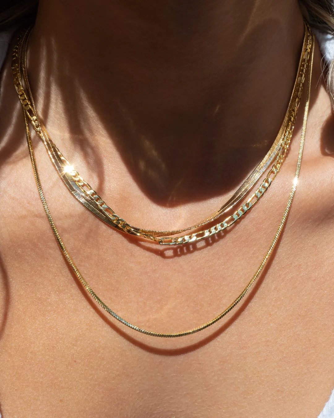 Cecilia Chain Necklace- Gold