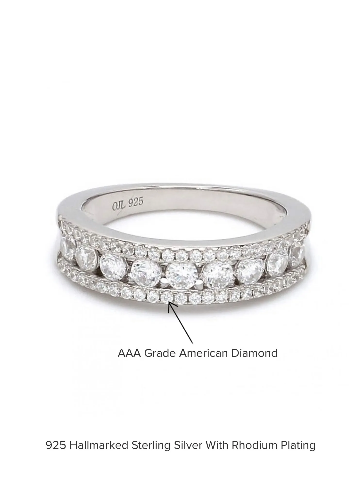 Celia Eternity American Diamond Band Ring