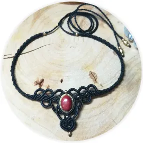 Choker Diaspro Rosso