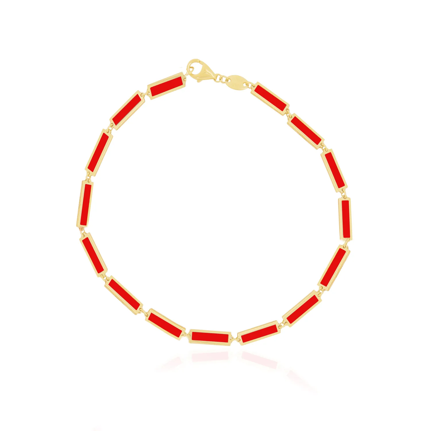 Coral Bar Bracelet