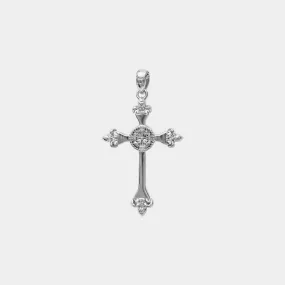 Cross Pendant - White Gold