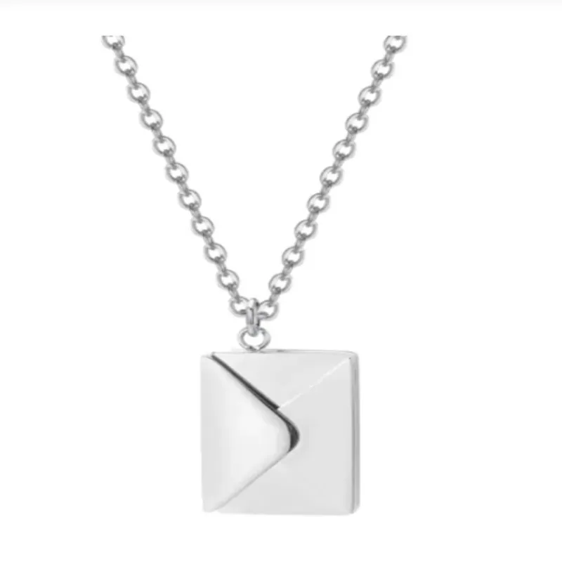 Customizable Envelope Necklace