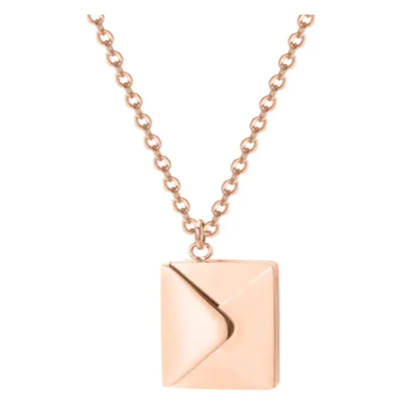 Customizable Envelope Necklace