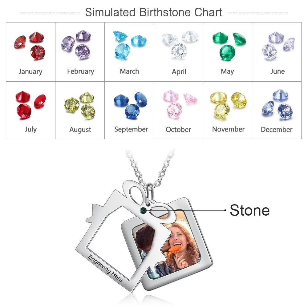 Customized Memory Photo Necklace for Woman