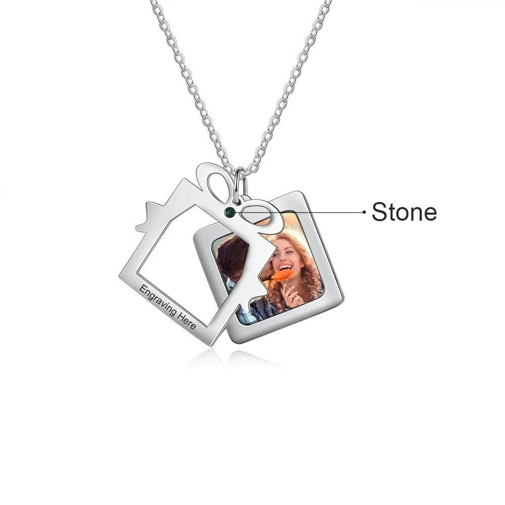 Customized Memory Photo Necklace for Woman