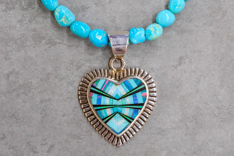 David Rosales Stardust Heart Pendant