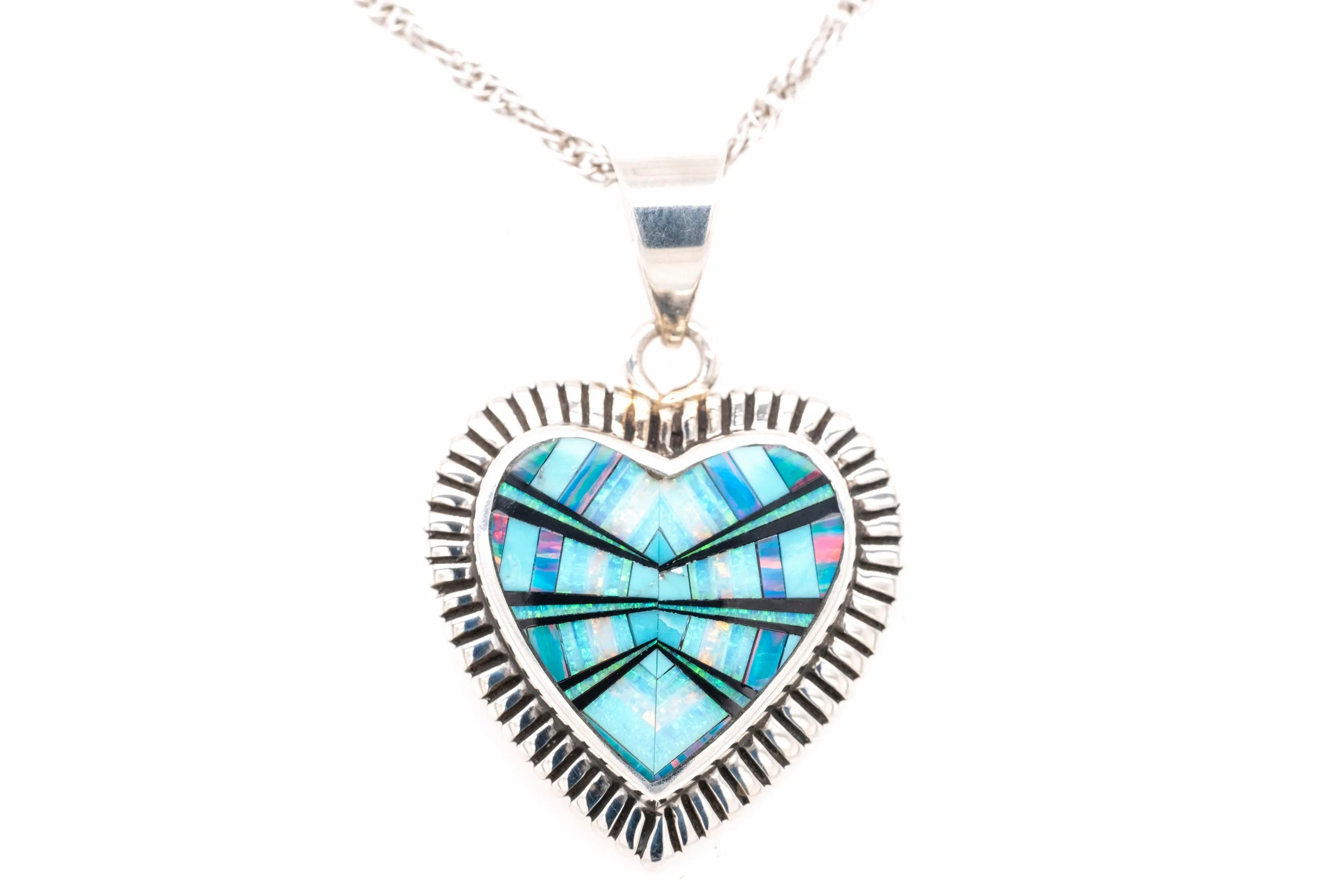 David Rosales Stardust Heart Pendant