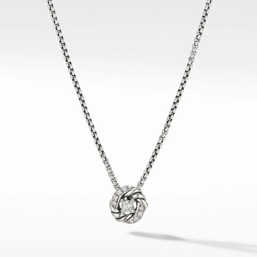 David Yurman Petite Infinity Diamond Necklace