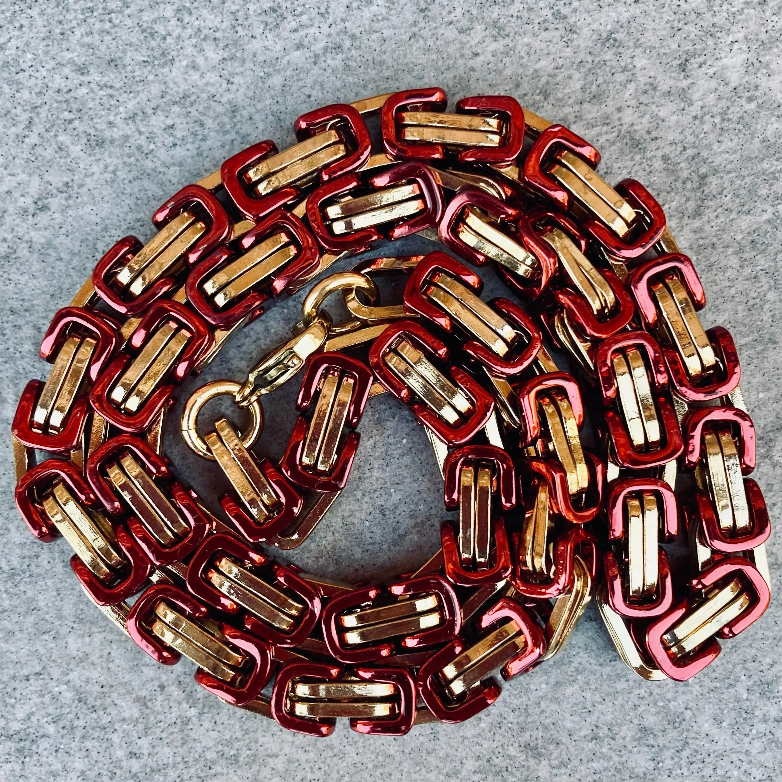 Daytona - Red & Gold - Deluxe - 1/4 inch wide