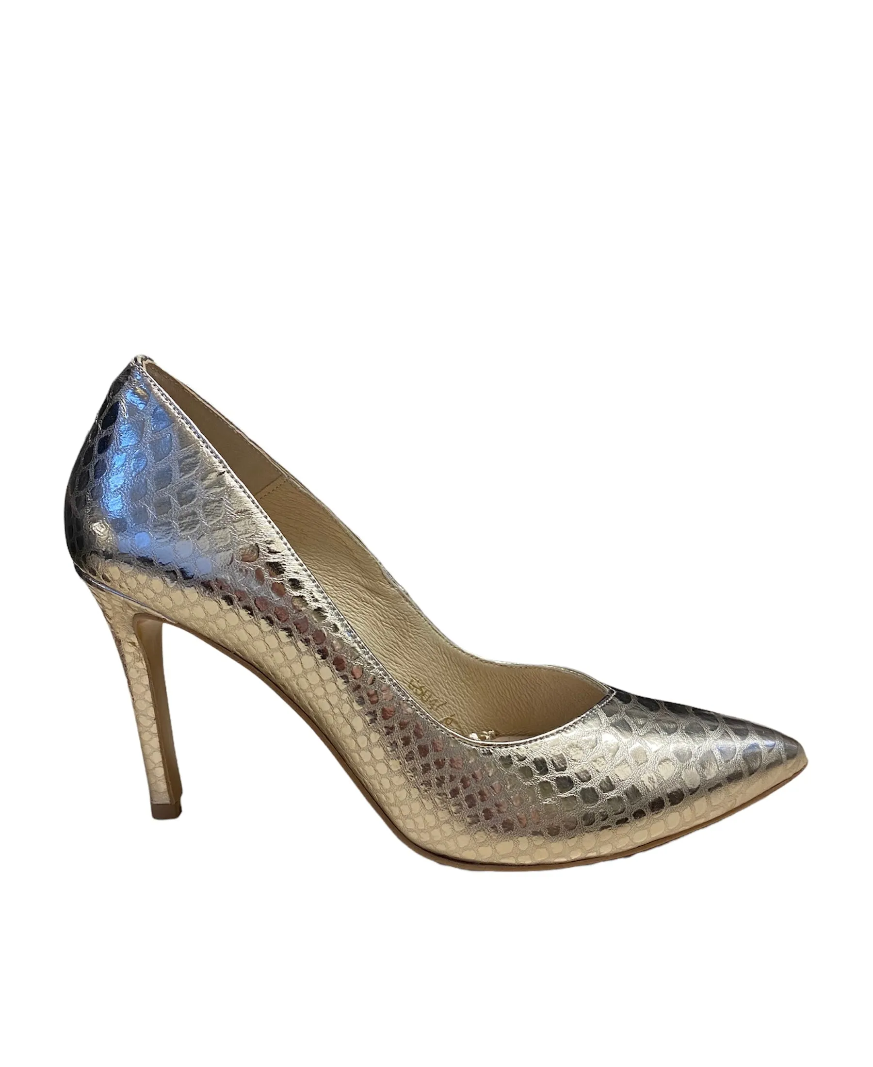 EMIS Gold Heeled Shoe