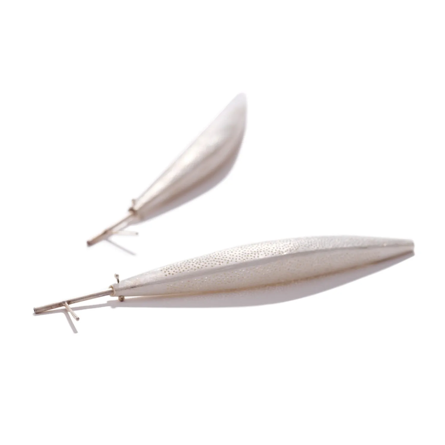 Fading Perforated Pod Earrings