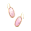 Framed Elle Mother Of Pearl Drop Earrings