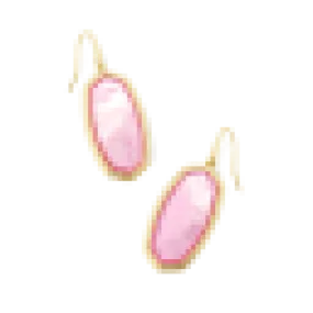 Framed Elle Mother Of Pearl Drop Earrings