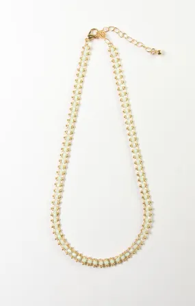 Glass Bead Chain Choker