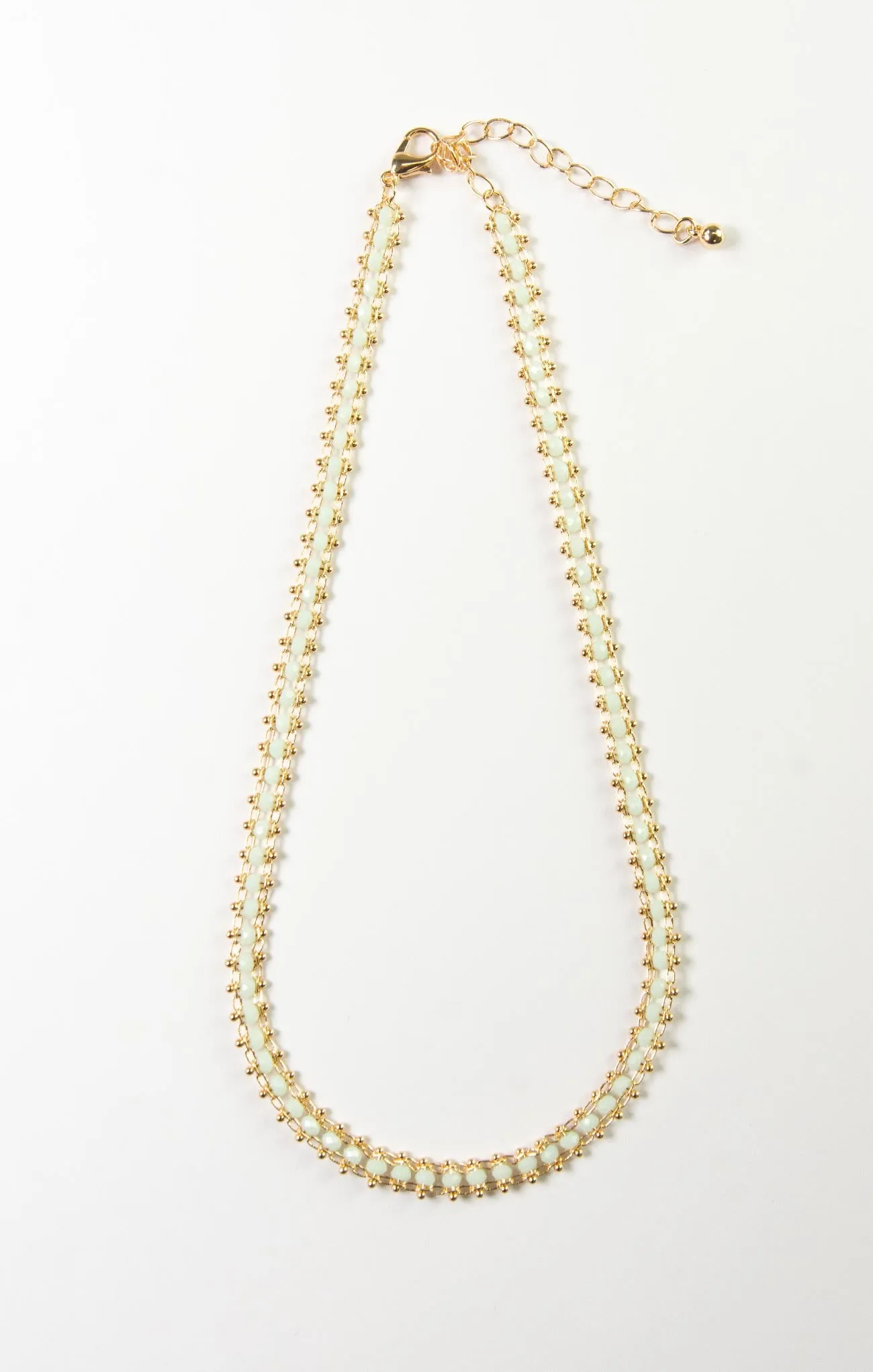 Glass Bead Chain Choker