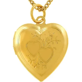 Heart Locket, Double Heart Design