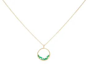 Hydra Emerald Cluster Necklace (Ready to Ship)