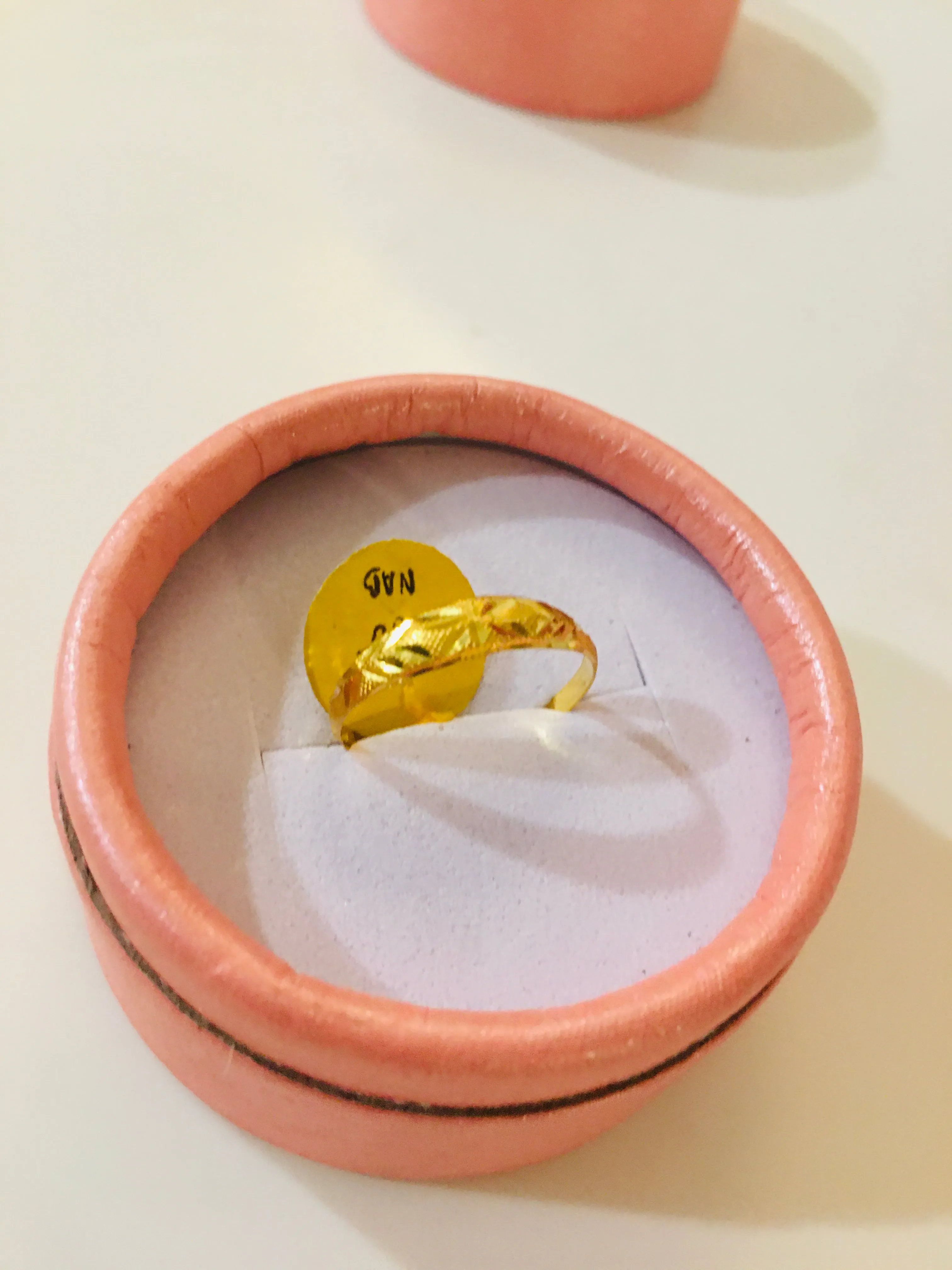 Item no. SP1052 Bangkok Solid gold Ring Size 6.5