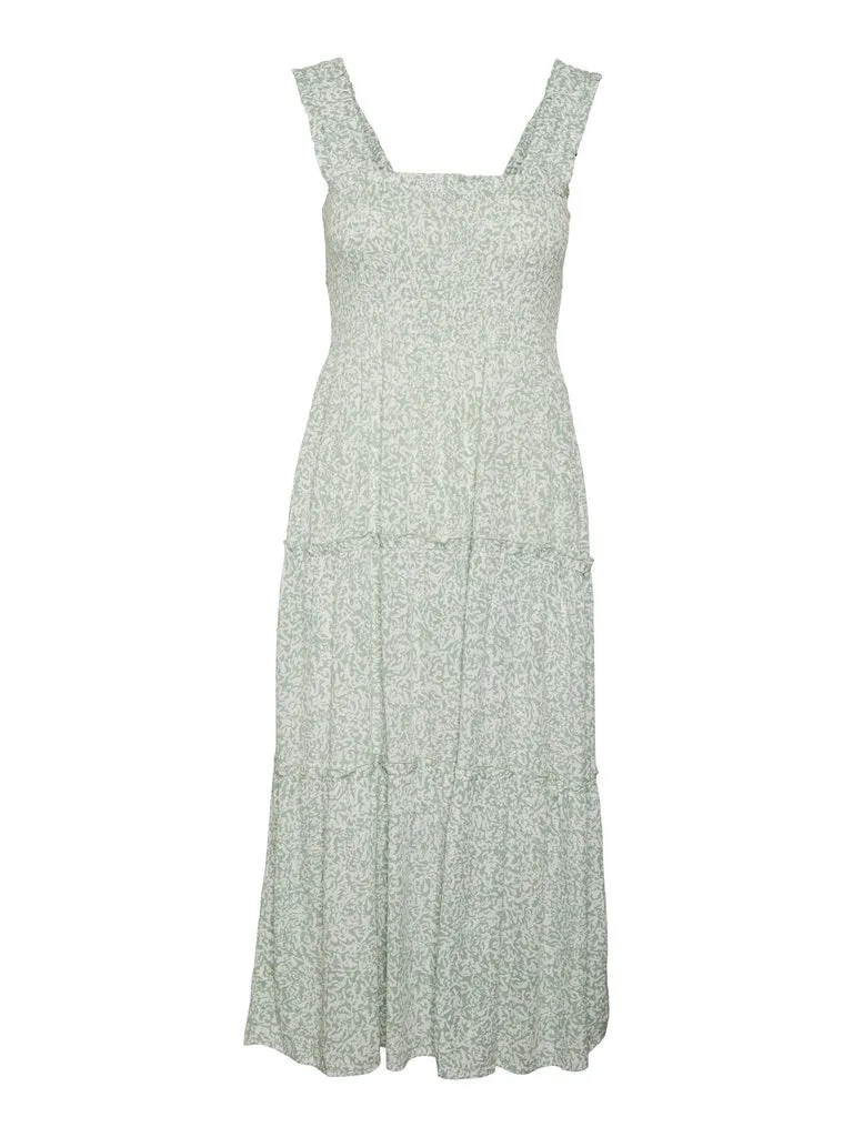 Jenny Sleeveless Smock Calf Dress