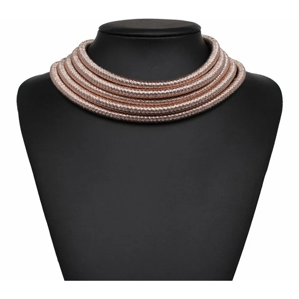 KK Maxi Choker Necklace & Bracelet Set