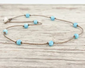 Larimar Quartz - Princess Necklace