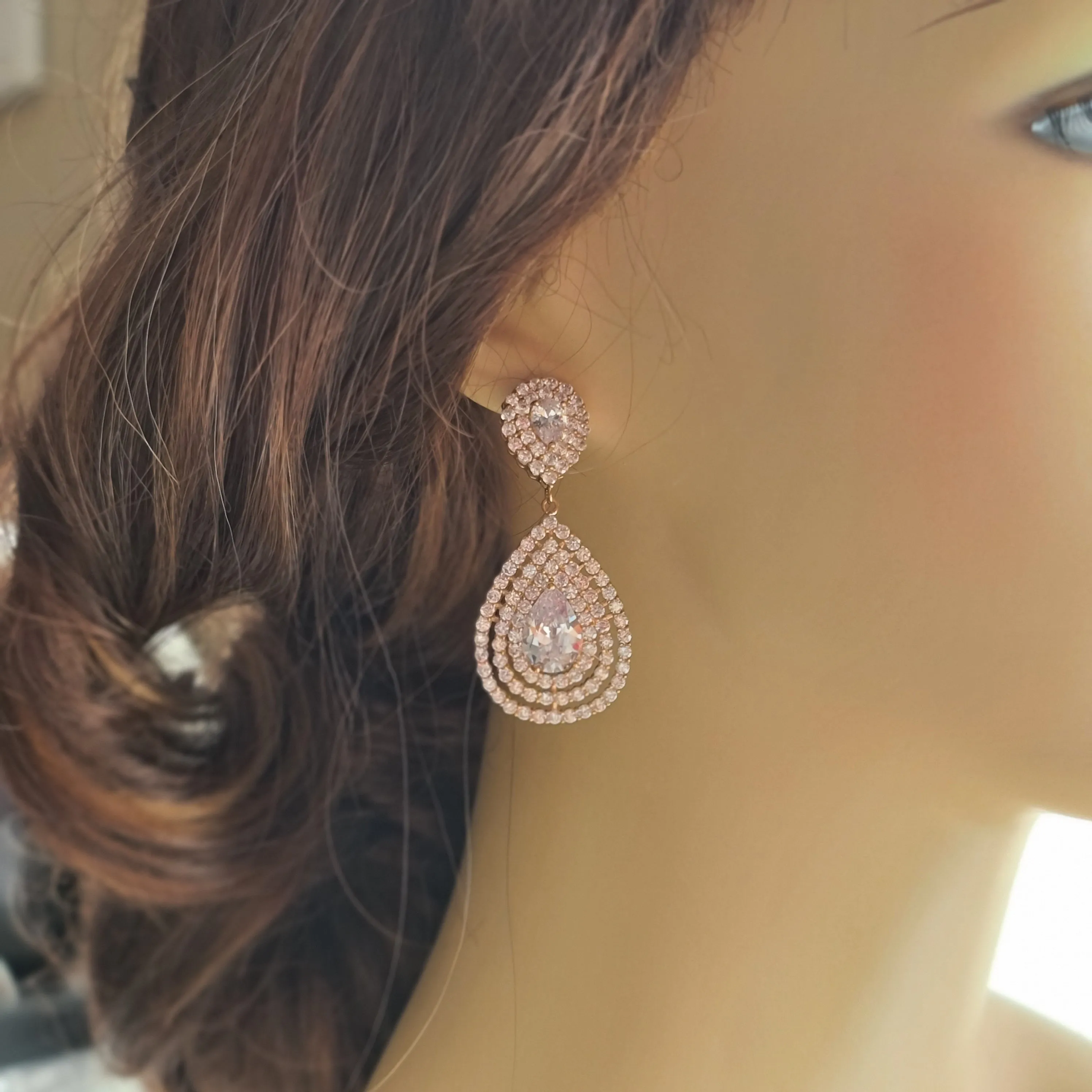 Layered Gold Earrings-Etta