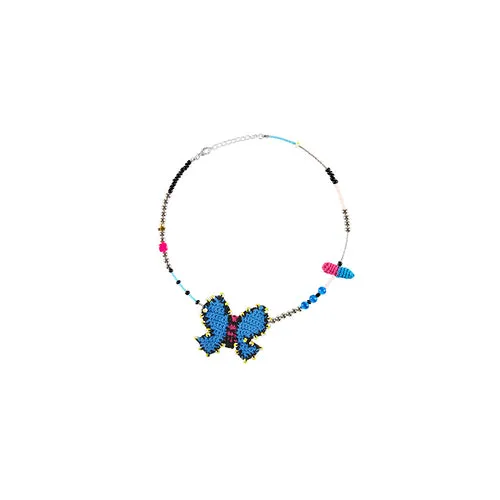 LB Hand Crochet Street Butterfly Necklace LOJL56 CUSTOMIZE