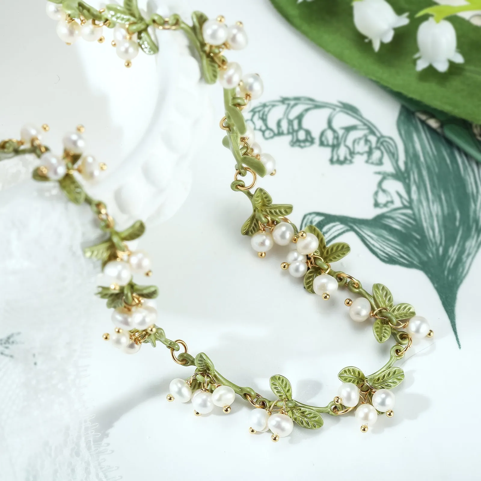 Lily Of The Valley Choker