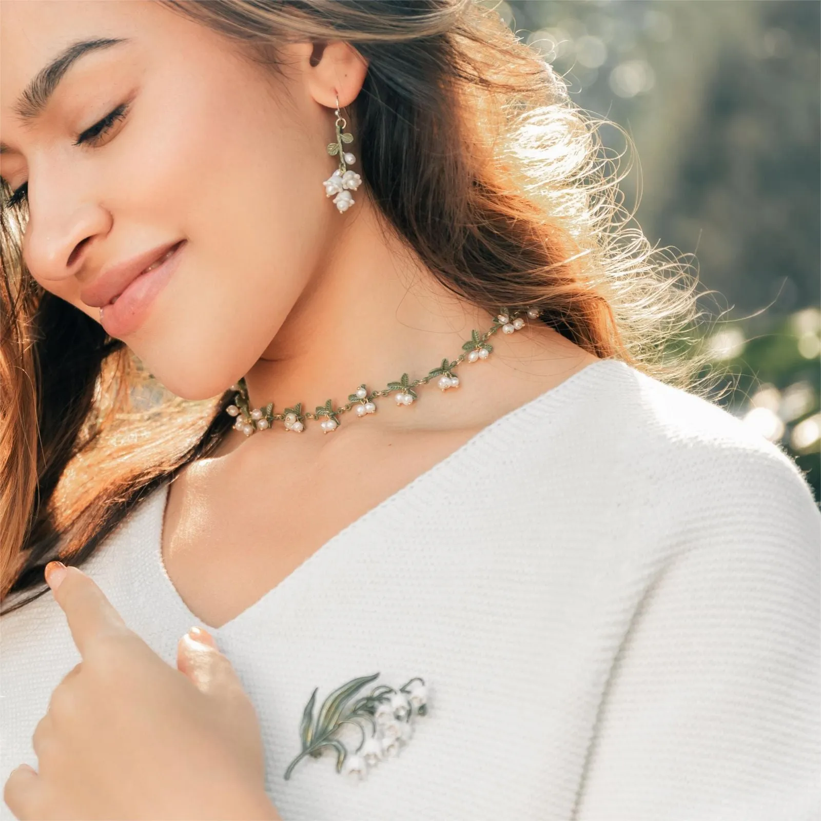 Lily Of The Valley Choker