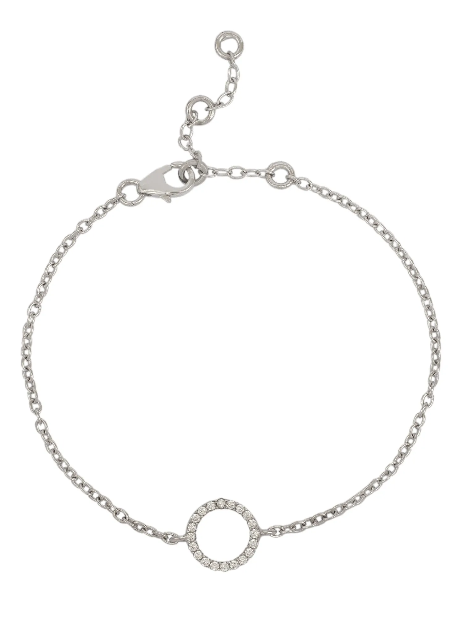 Love Circle Silver Bracelet