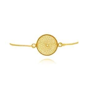 MELI GOLD SMALL ADJUSTABLE BRACELET FILIGREE