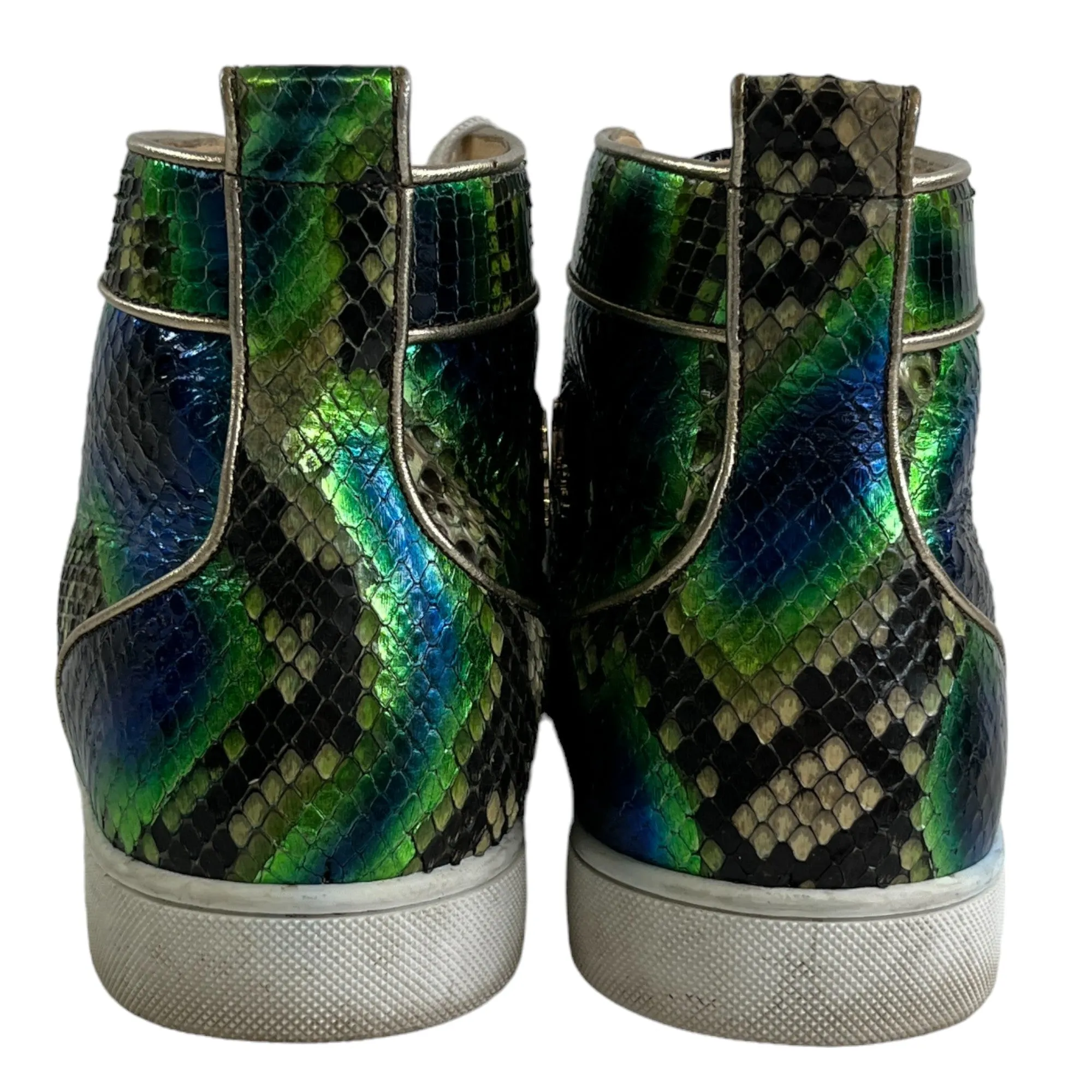 Men's Rantus Snakeskin High Trainers Green Size EU 44 / UK 10