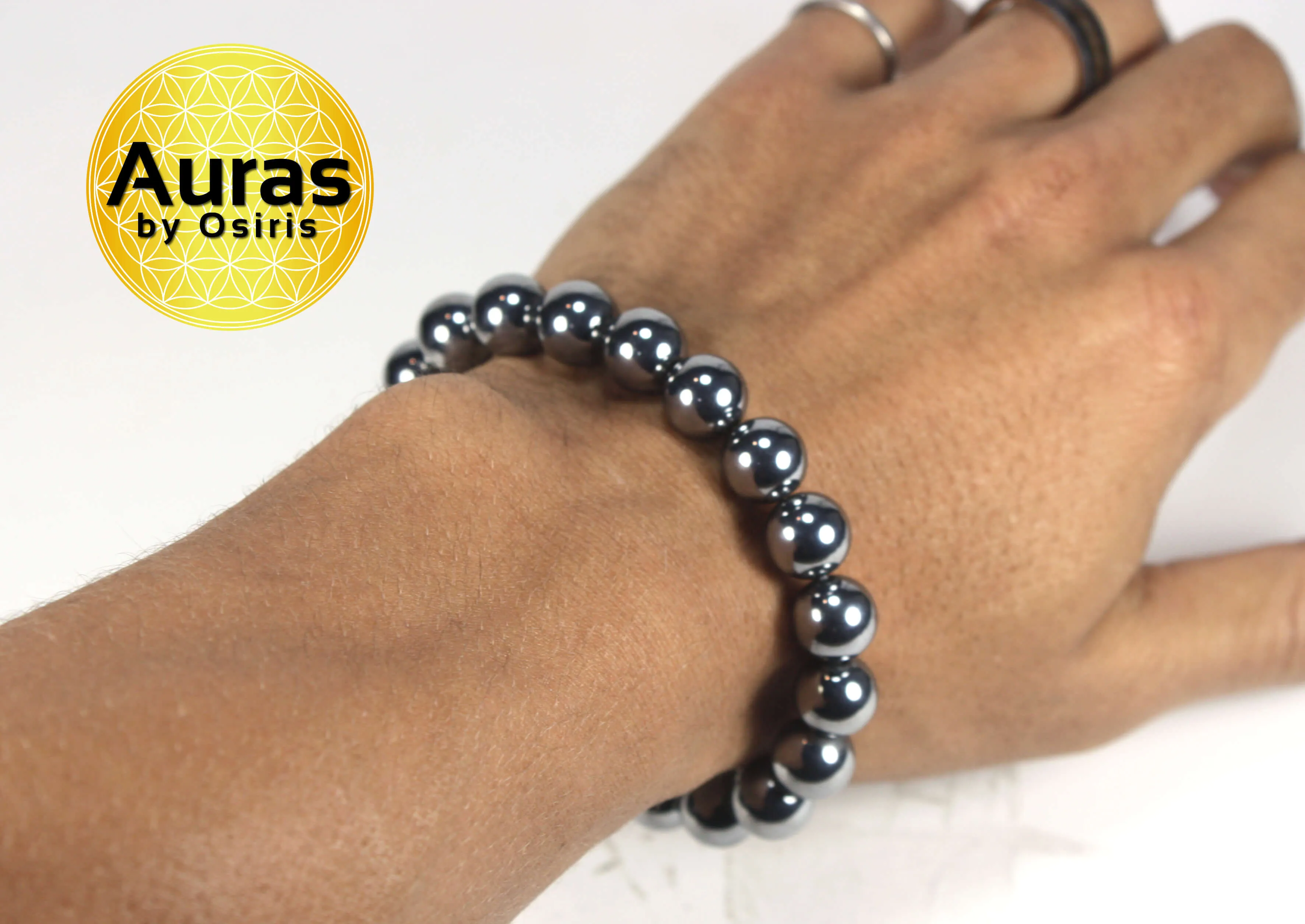 Noble elite Shungite Bracelet (10mm Bead Diameter)