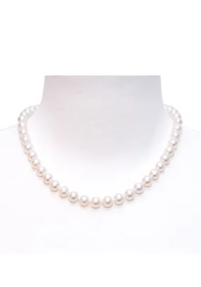 Oster Collection Chinese White Pearl Necklace | 18"