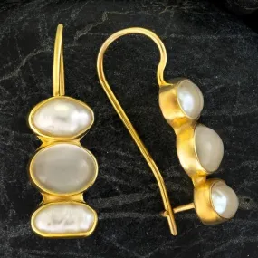 Passion And Patience Moonstone Earrings