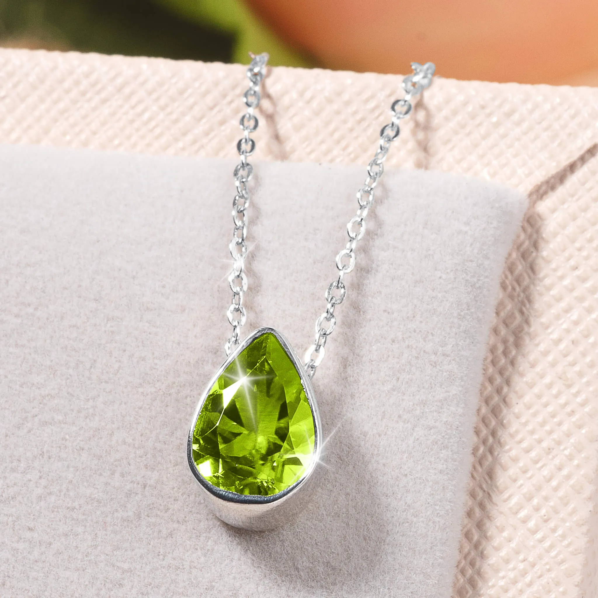 Prism Of Elegance Peridot Pendant