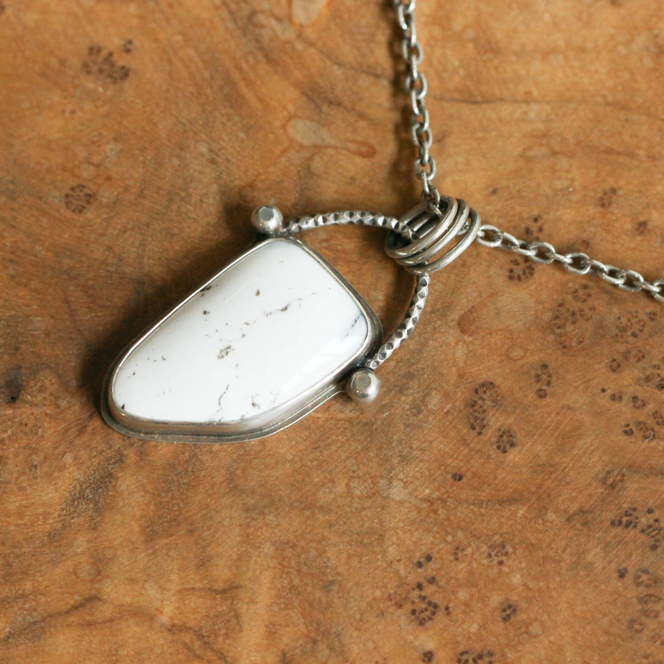 Ready to Ship - Dendritic Opal Pendant - Ooak Silversmith Pendant - Dendritic Opal Necklace