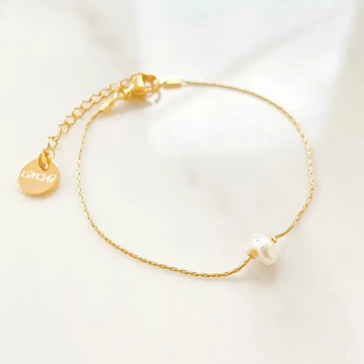 Single Pearl Bracelet